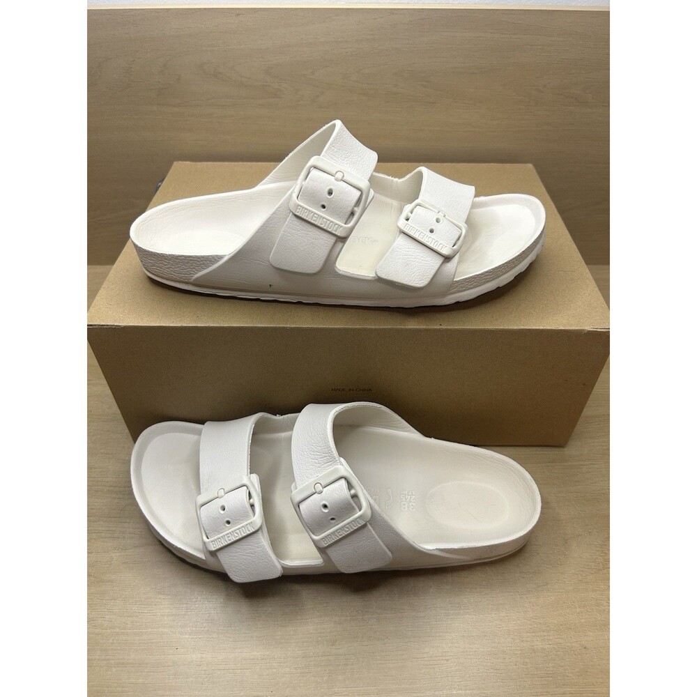 Women BIRKENSTOCK Arizona Essentials EVA Eggshell at Gravity NYC Eggshell XP
